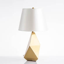 Lâmpada de diamante dourado, luz decorativa de mesa